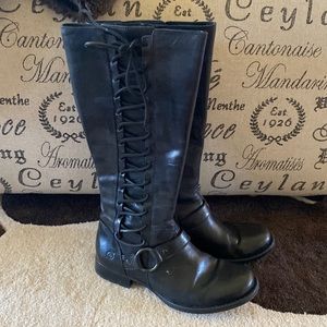 Born leather boots
